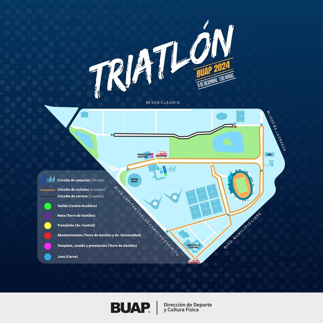 ¡Prepárate para el triatlón BUAP 2024!