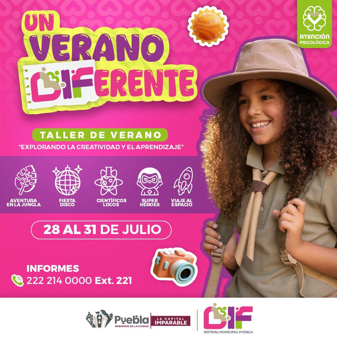 Anuncia SMDIF actividades lúdicas para niñas y niños con taller “Un verano DIFerente”