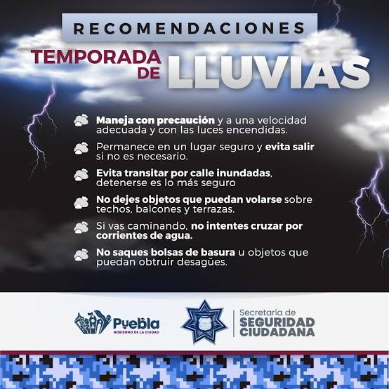 Llama Gobierno de la Ciudad a automovilistas a extremar precauciones durante periodo de lluvias