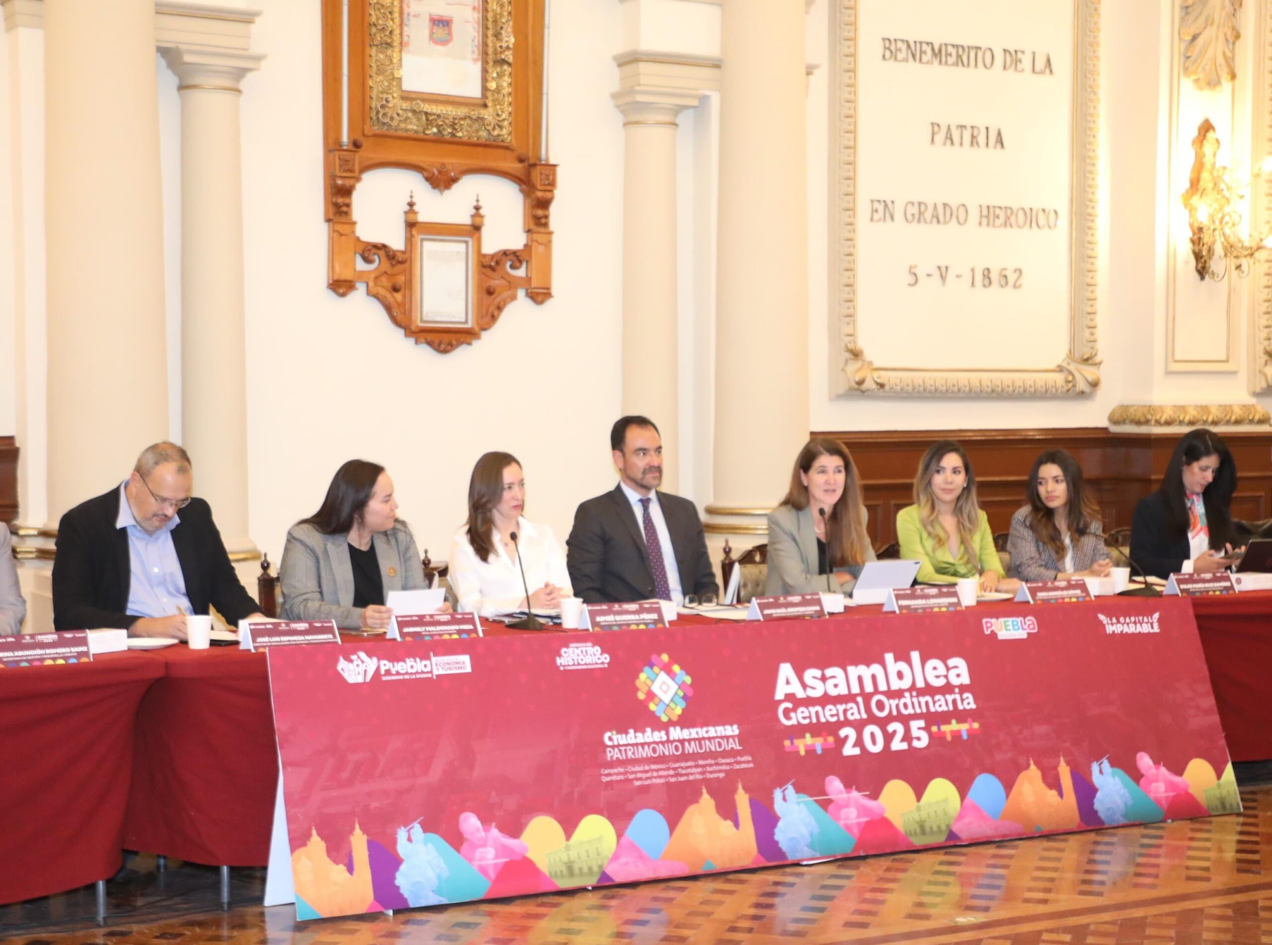 Puebla Capital recibe la 2ª Asamblea General Ordinaria 2025 de Ciudades Mexicanas Patrimonio Mundial