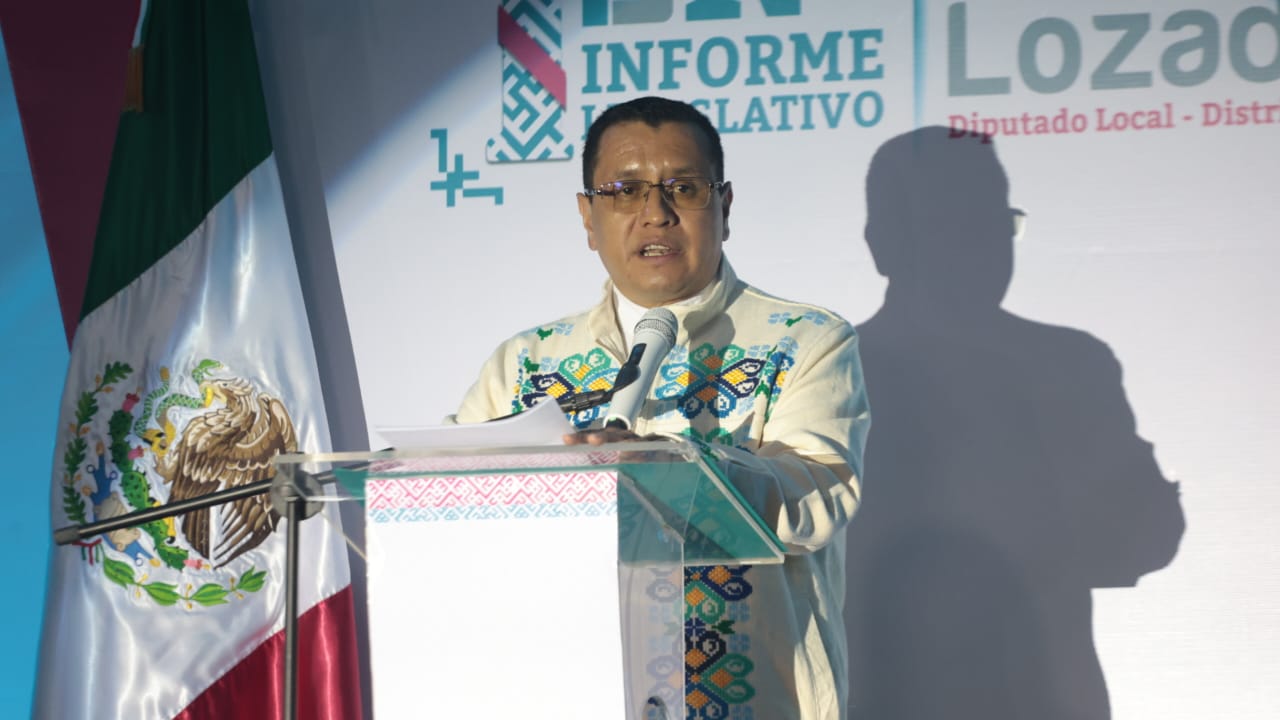 Las leyes solo tienen sentido cuando transforman vidas: Elías Lozada en su Primer Informe Legislativo