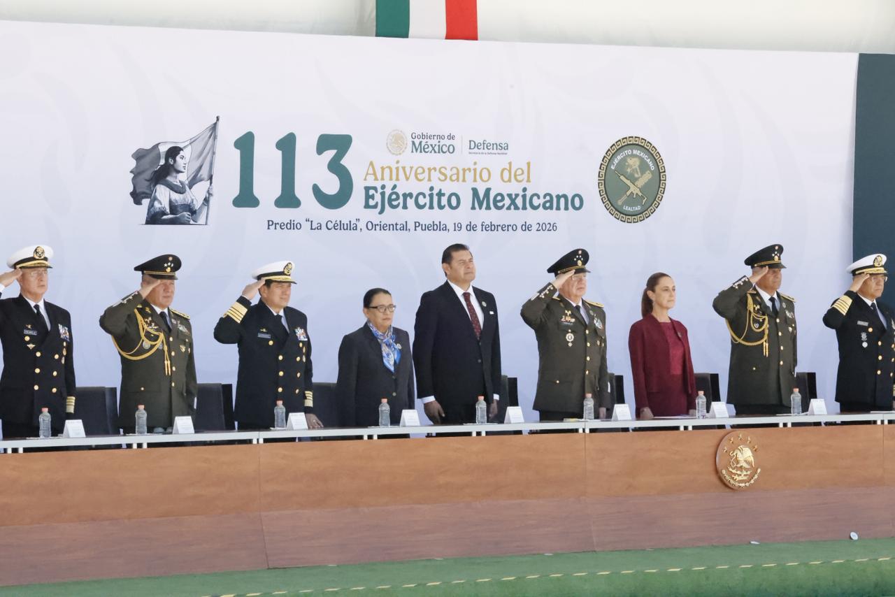 Pdta. Sheinbaum y Gobernador Armenta encabezan el 113 Aniversario del Día del Ejército Mexicano