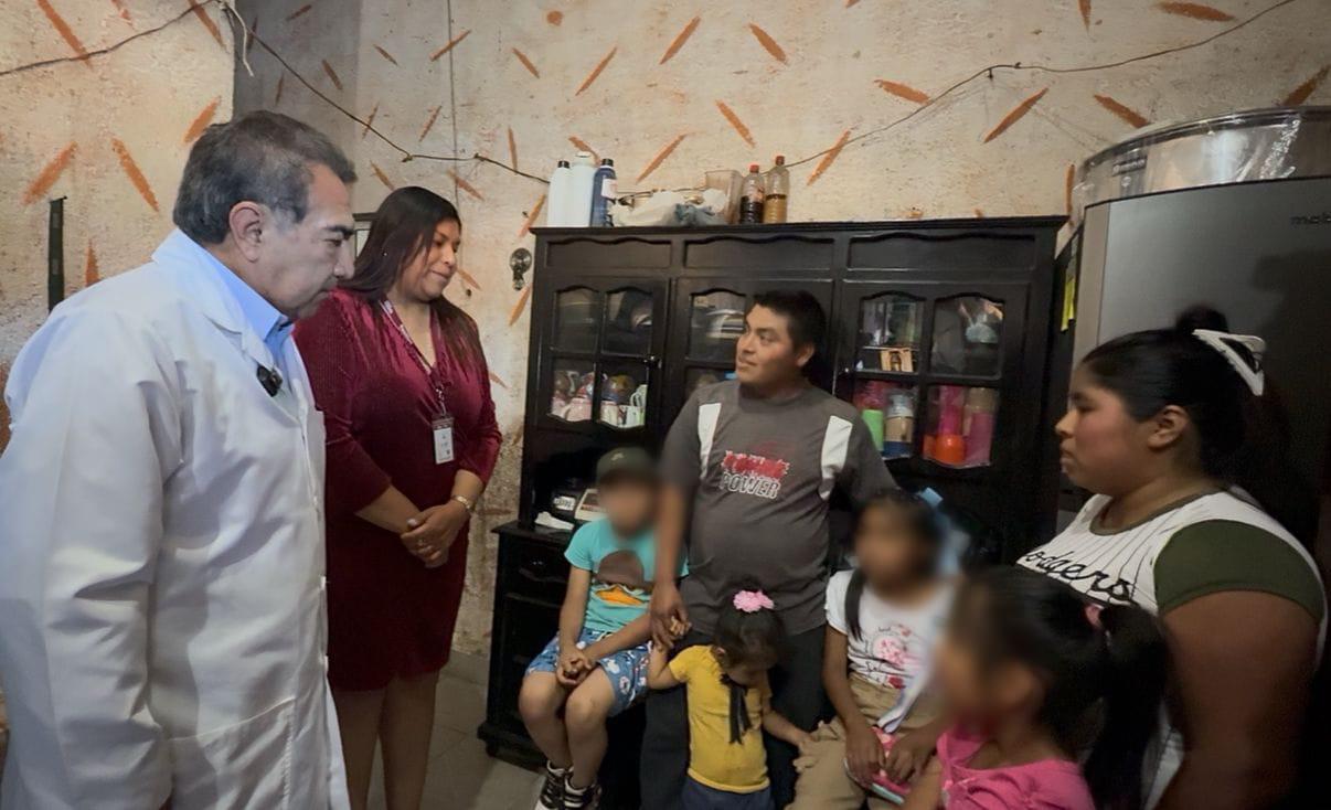 Gobierno Estatal brinda atención cercana y permanente a familias en Huauchinango