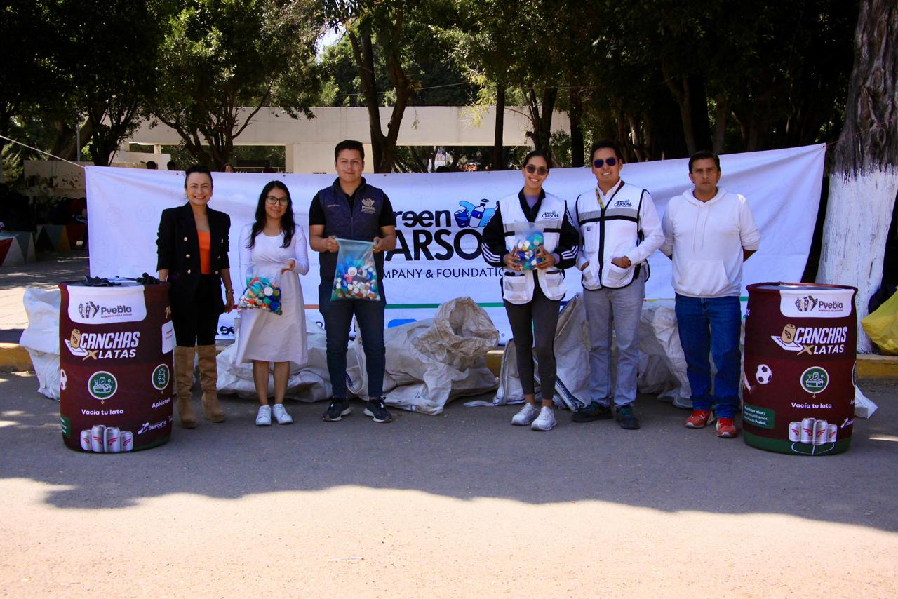 Realiza Gobierno de Pepe Chedraui primer reciclatón de Canchas X Latas en el CENHCH