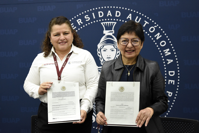 Recibe la BUAP títulos de concesión de la CONAGUA para garantizar el suministro hídrico