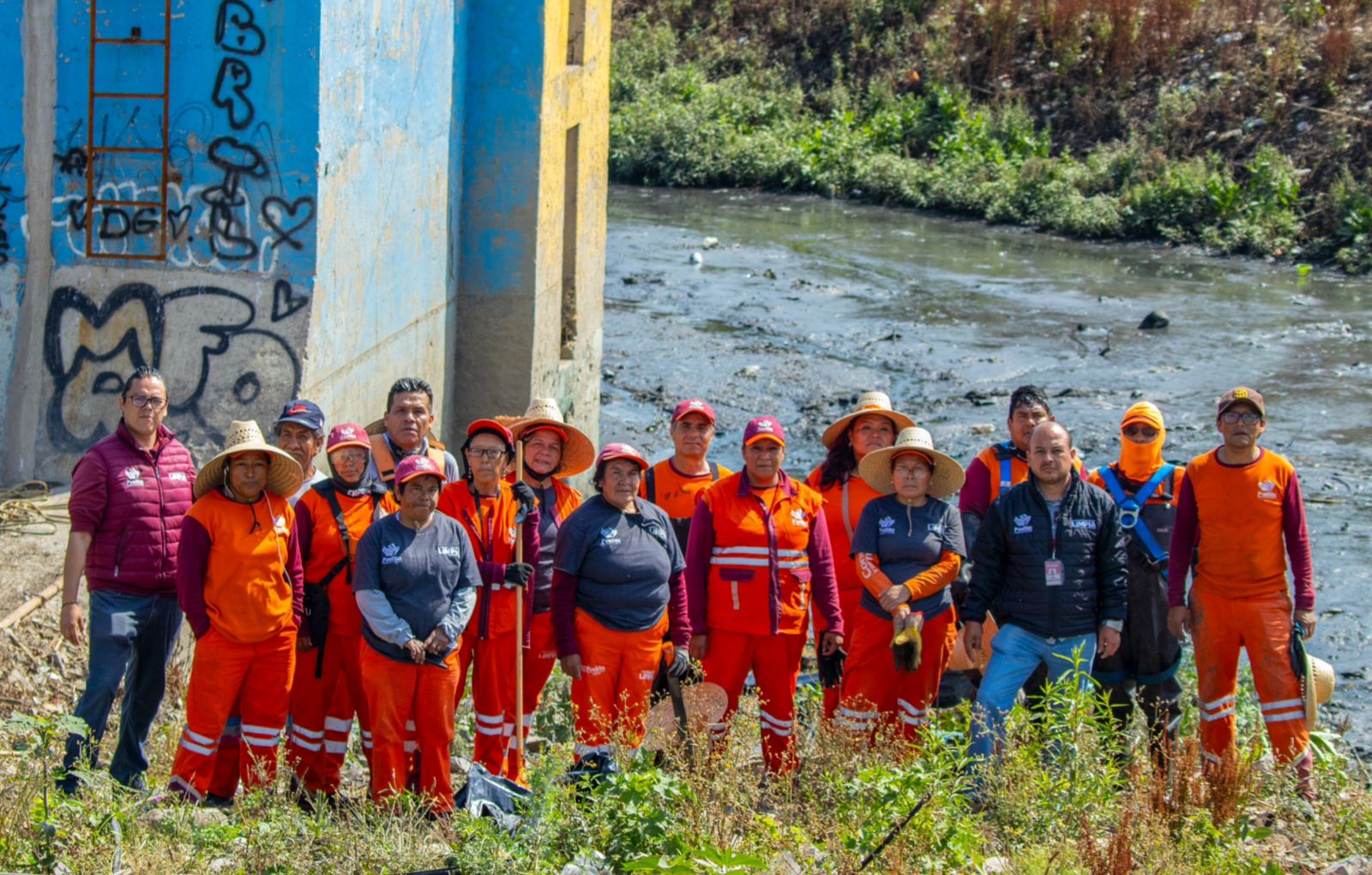 Refuerza gobierno de Pepe Chedraui acciones preventivas en el vaso regulador Puente Negro ante temporada de lluvias