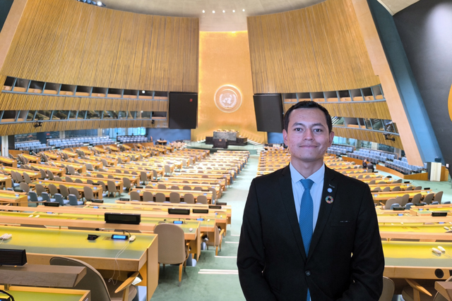 Estudiante de la BUAP representa a Puebla en el Foro de la Juventud del ECOSOC de la ONU en Nueva York