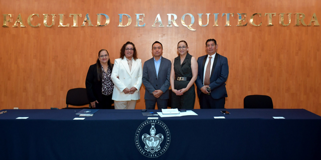 Presenta Carola Santiago Azpiazu Primer Informe de Labores al frente de la Facultad de Arquitectura de la BUAP
