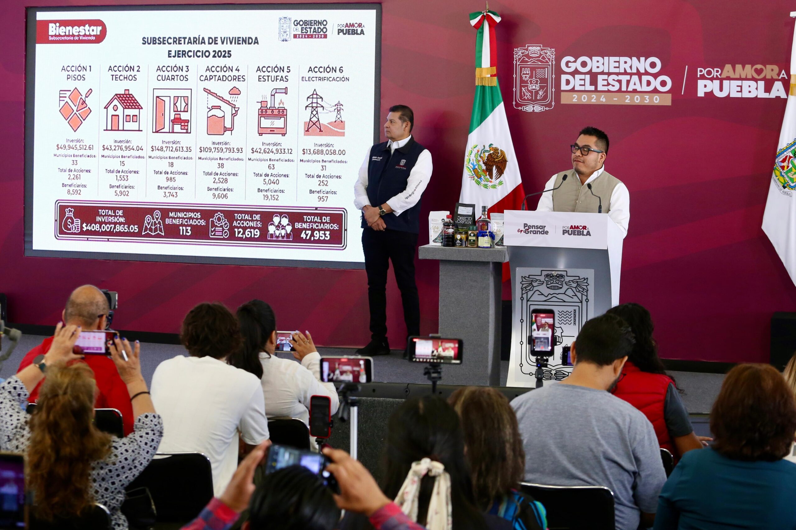 Gobierno del Estado genera bienestar con viviendas en San José Chiapa