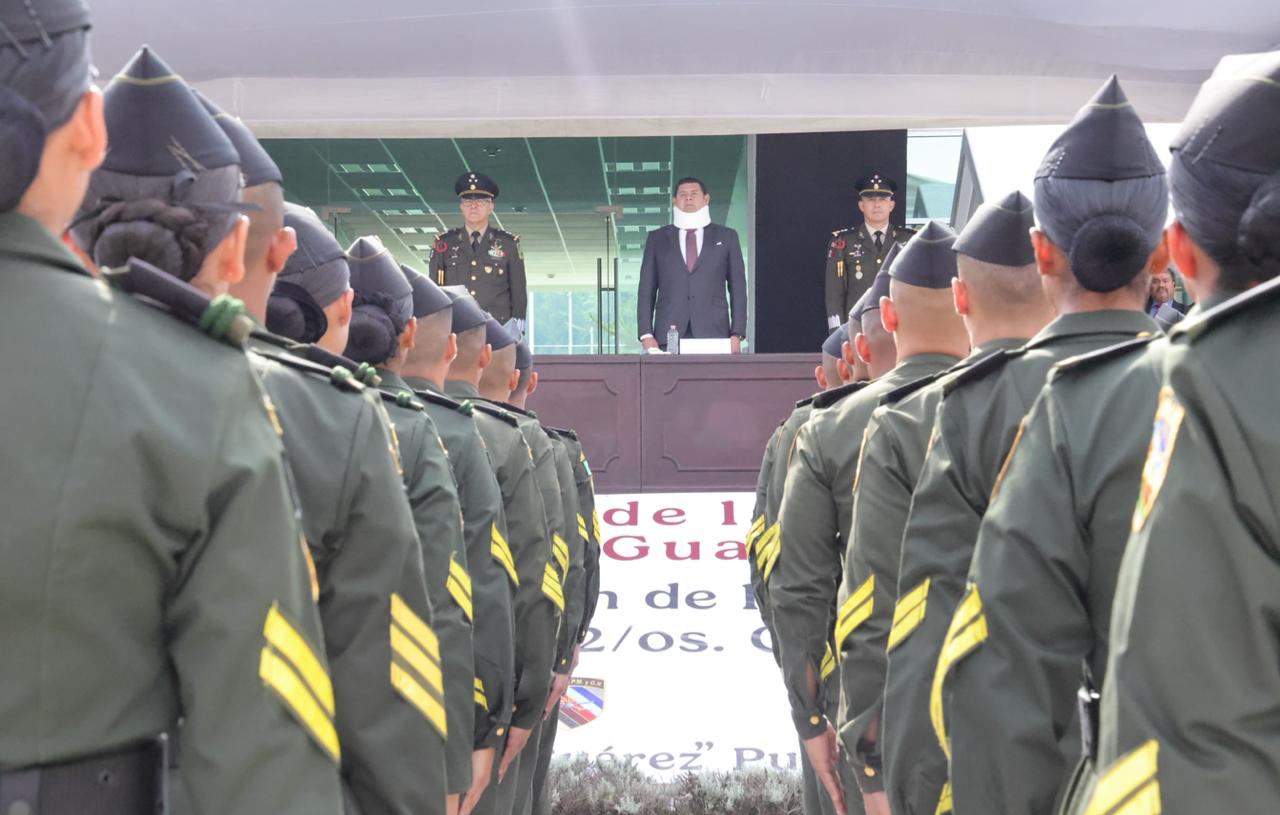 Por el bienestar de Puebla y la seguridad, Gobierno Estatal refrenda alianza con la Guardia Nacional