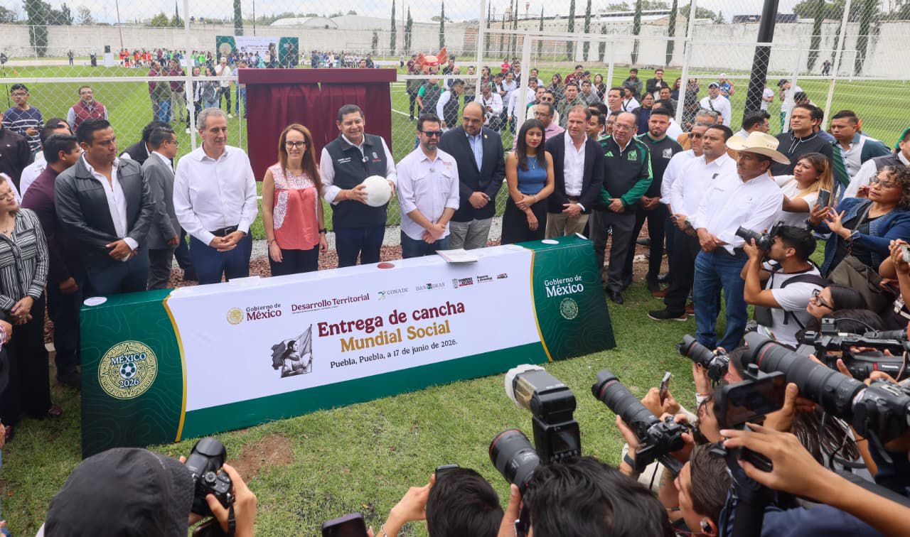 Consolidan Gobierno Federal y Estatal, espacios deportivos como motor de bienestar