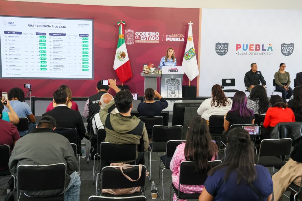 Gobierno Estatal refuerza combate a la extorsión y delitos en Puebla