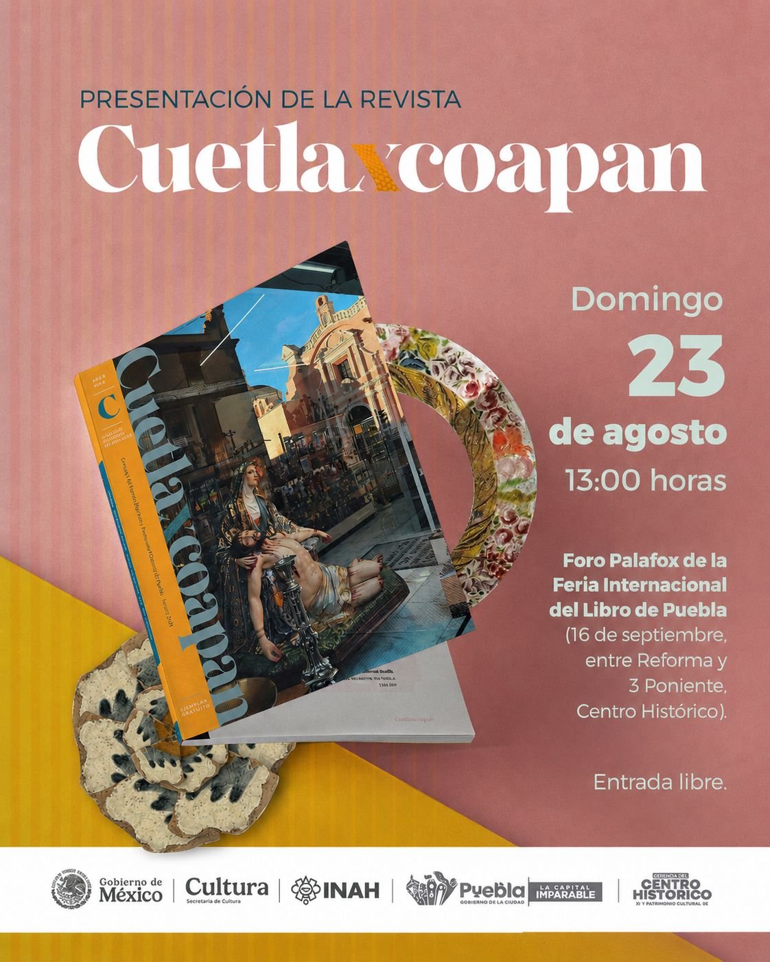 Presenta gobierno de Pepe Chedraui nuevo número de la revista Cuetlaxcoapan en la FILIP 2026