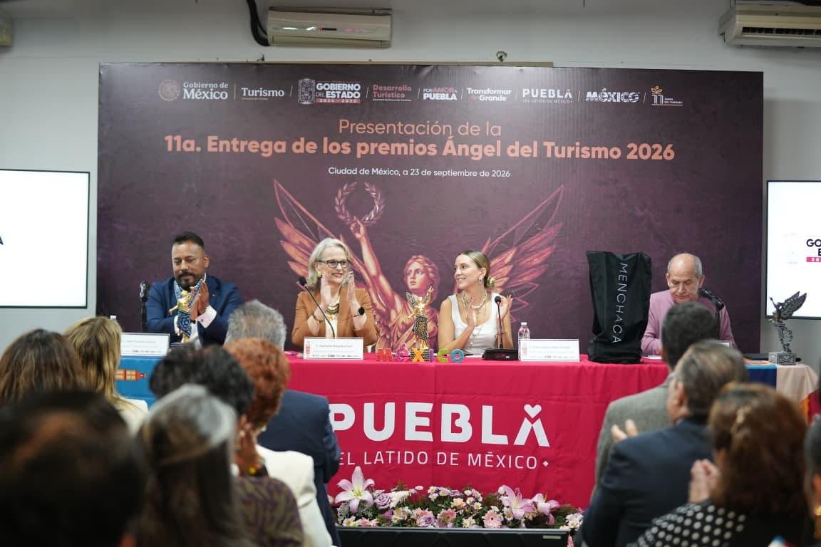 Puebla será sede de la 11.ª edición de los Galardones Ángel del Turismo 2026