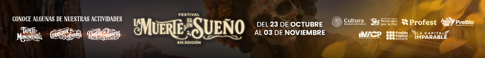 Banners La Muerte Es Un Suen╠âo 3125x376